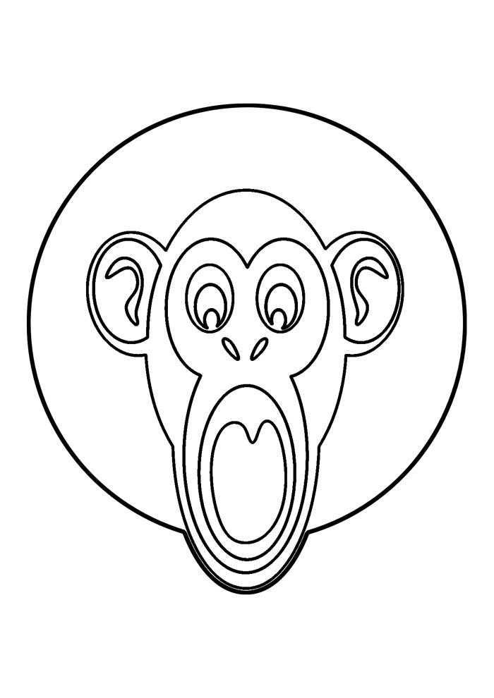 Macaco Desenho Para Colorir - Ultra Coloring Pages