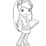 Moranguinho para colorir