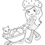 Moranguinho para colorir